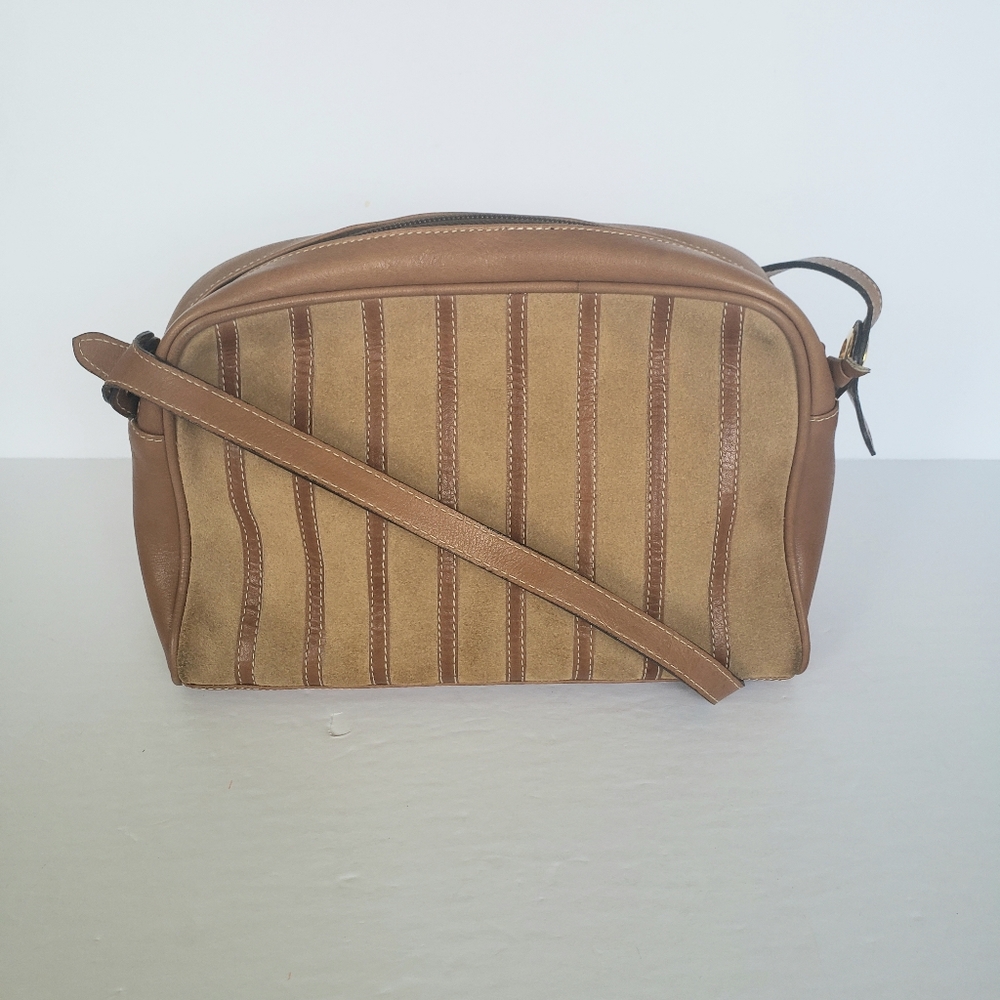 Aldana Made in Italy Leather Shoulder Camera Bag P - Picture 1 of 11